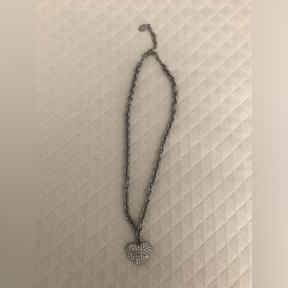 Silver Heart Pendant Necklace